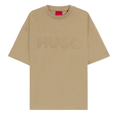 Hugo - "Dinkee" T-Shirt für Herren, Übergroß (Beige)
