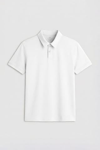 Herren Baumwoll-Elastan Polo T-Shirt