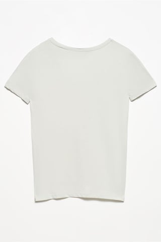 Damen Baumwoll V-Ausschnitt T-Shirt