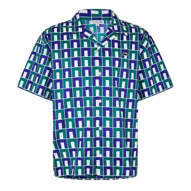 Lacoste - Hemd für Herren, kurzärmlig (Grün)