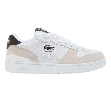 Lacoste - "T-Clip Set" Sneaker für Kinder, Leder (Weiß/Schwarz)