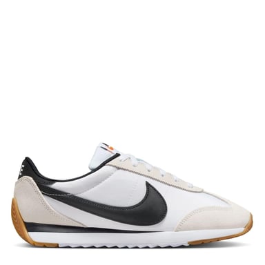 Nike - "Waffle Debut" Sneaker für Damen, Wildleder, Keilabsatz (Weiß/Schwarz)