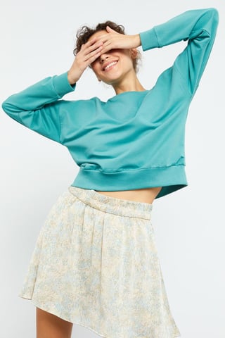 Damen Freizeit Crewneck Sweatshirt