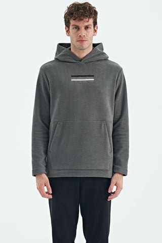 Herren Hoodie mit bedrucktem Logo