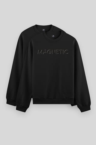 Herren Bedruckter Rundhals-Sweatshirt