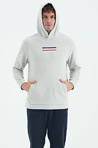 Herren Hoodie mit bedrucktem Logo