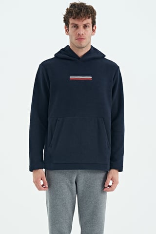 Herren Hoodie mit bedrucktem Logo