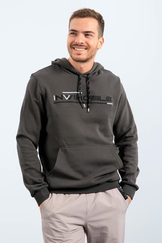 Herren Kapuzensweatshirt mit Druck und Tasche