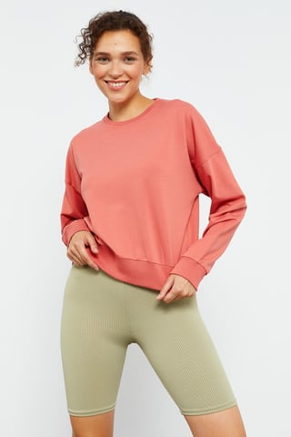 Damen Freizeit Crewneck Sweatshirt