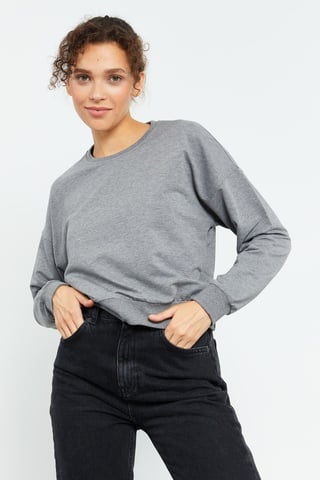 Damen Relaxed Crew Neck Sweatshirt