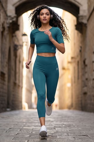 Damen Baumwoll Slim-Fit Aktivset