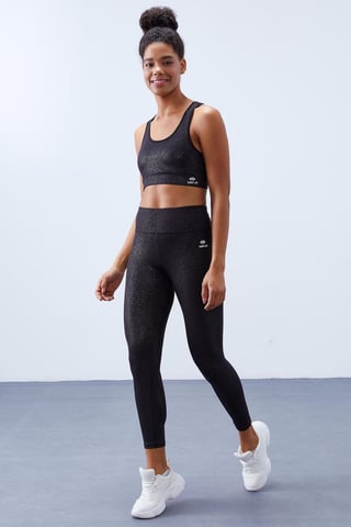 Ärmelloses Aktiveset mit Hochtaillierten Leggings