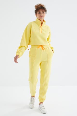 Übergrößen Fleece Sweatshirt und Hose Set