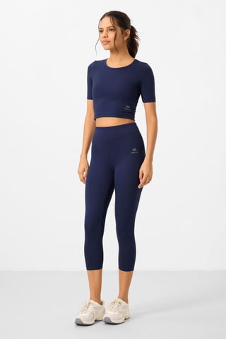 Damen Baumwoll Slim-Fit Aktives Set