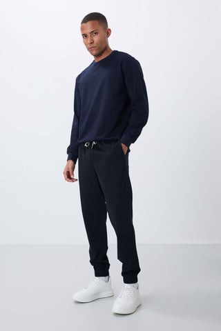 Herren Fleece Sweatpants im Regular Fit