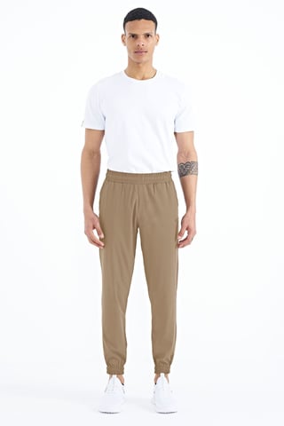 Tommy Life Herren gewebte Jogginghose - Khaki