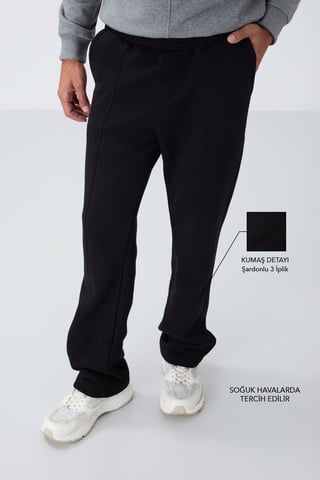 Herren Sweatpants aus Baumwolle-Polyester im Regular Fit