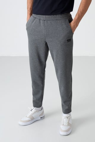 Herren Polyester Regular-Fit Sweatpants