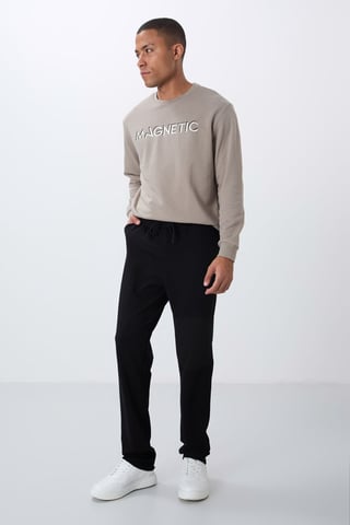 Herren Sweatpants aus Baumwollmischung mit normaler Passform