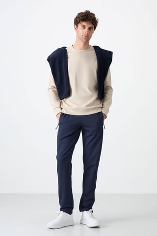 Herren Regular Fit Sweatpants mit geradem Bein