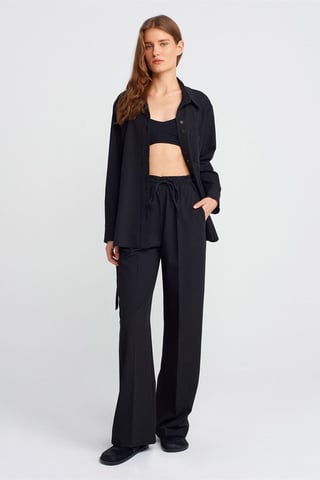 Weite Jersey-Hose