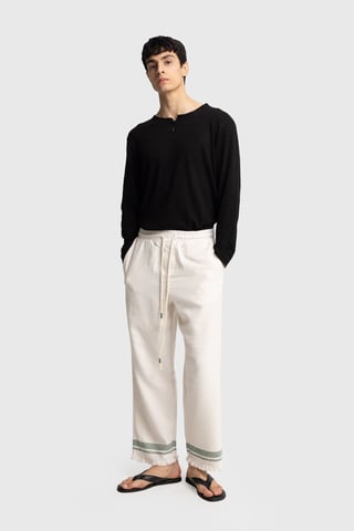 Herren Baumwollstrickhosen