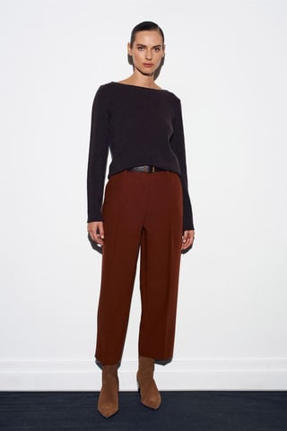 Damen Tailored gerade geschnittene Hosen