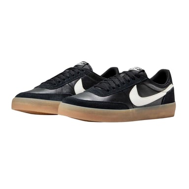 Nike - Sneaker für Damen, Leder, Flach (Schwarz/Gummi Rosa)