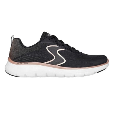 Skechers - "Flex Appeal 5.0" Sneaker für Damen, Flach (Schwarz/Roségold)
