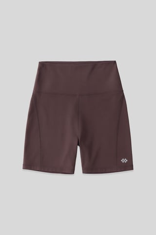 Kurze hochtaillierte Slim-Fit Leggings mit Gürtel