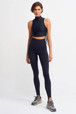 Hochgeschnittene Slim-Fit Leggings