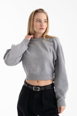 Basic Rundhals-Pullover