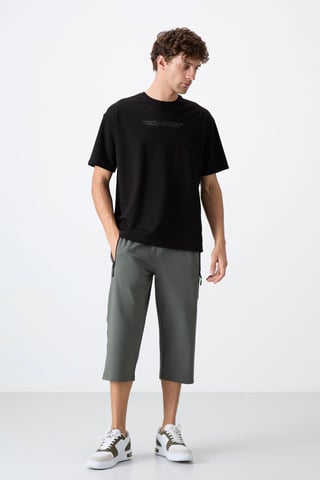 Herren Capri-Radsportshorts