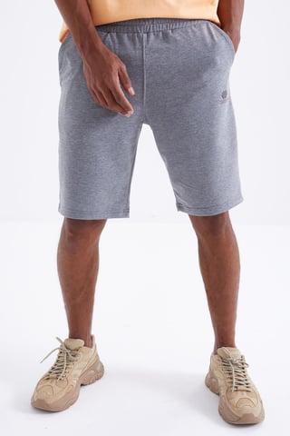 Herren-Jersey-Shorts mit Kordelzugbund