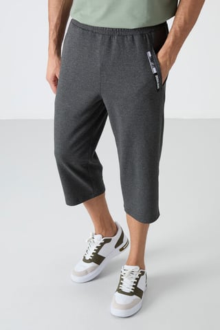 Männer Mitteltaillierte Capri-Shorts