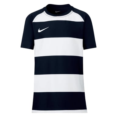 Nike - Rugby-Trikot für Kinder, Rundhalsausschnitt (Schwarz/Weiß)