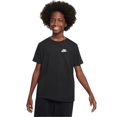 Nike - "Futura" T-Shirt für Kinder, Regulär (Schwarz)