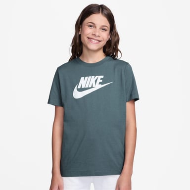Nike - "Sportswear" T-Shirt für Kinder, Baumwolle (Schiefergrau)