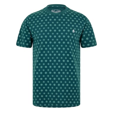Original Penguin - T-Shirt für Herren, Rundhalsausschnitt (Junikäfer Blau)