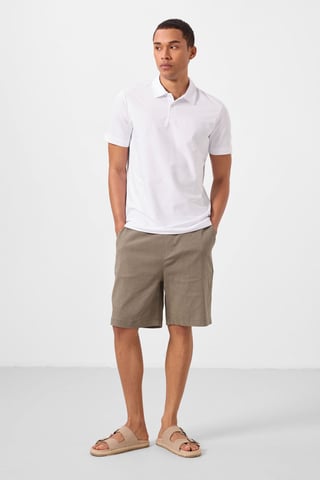 Tommy Life Chino-Shorts für Herren - Khaki