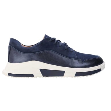 Fit Flop - "Freya" Sneaker für Damen, Wildleder (Marine)