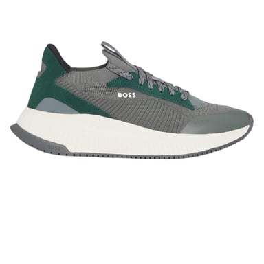 Boss - "TTNM EVO" Sneaker für Herren, Wildleder (Grün)