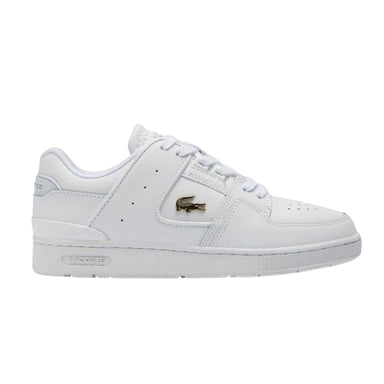 Lacoste - "Court Cage" Sneaker für Herren, Leder (Weiß Gold)