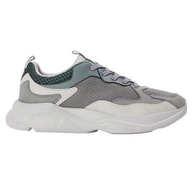 Hugo - "Leon" Sneaker für Herren, Netzmaterial (Dunkelgrau)