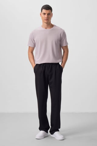 Herren Palazzo-Hosen mit weitem Bein