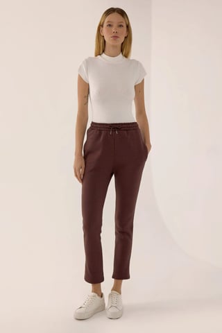 Schlanke Cord-Sweatpants