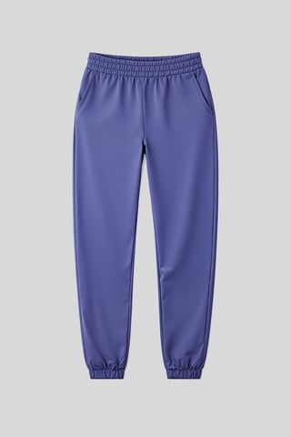 Damen High-Waist Relaxed Fleece Jogginghose