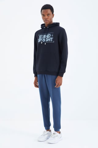 Herren Regular-Fit 3-Nadel Fleece Sweatpants