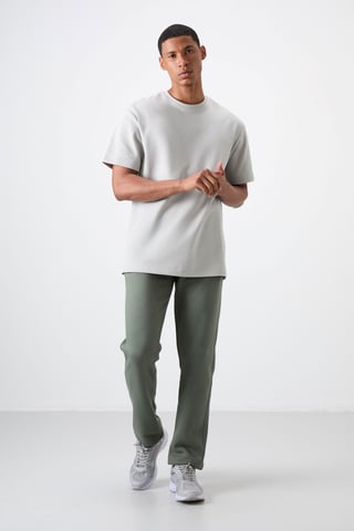 Herren Fleece-Sweatpants im Regular Fit