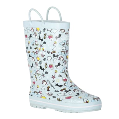 Trespass - "Starryton" Einhorn Gummistiefel für Kinder (Minzgrün)